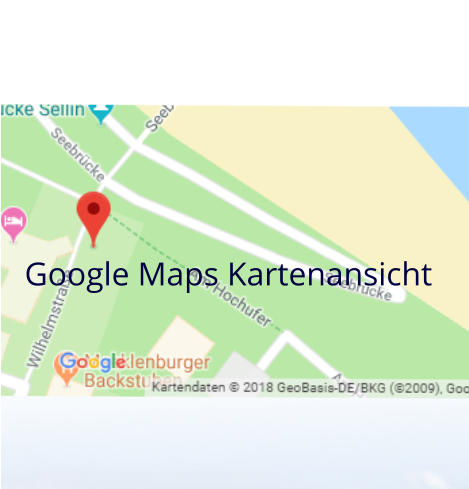 Google Maps Kartenansicht